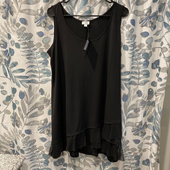 black dressy tank